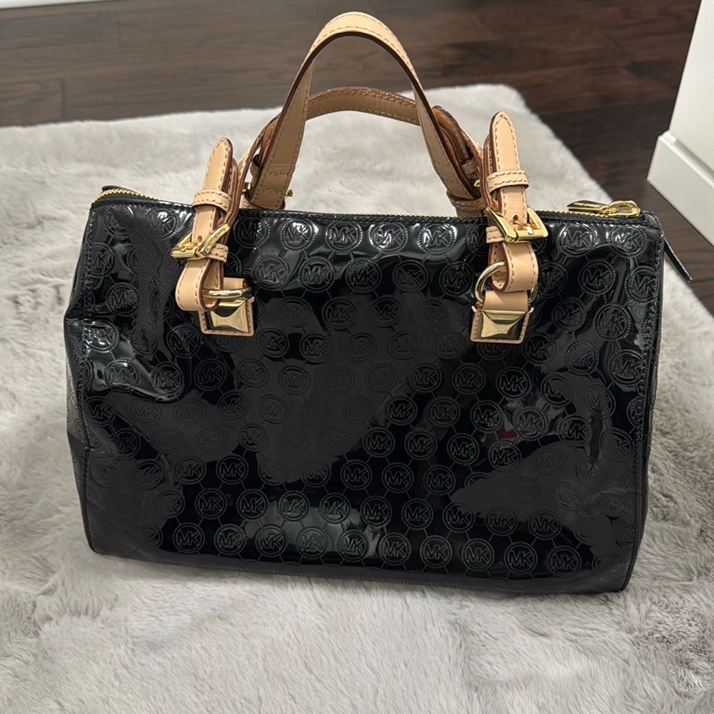 MK coated leather handbag